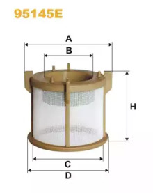 WIX FILTERS 95145e -  Топливный фильтр